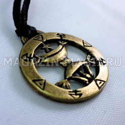 Амулет Пентакль Королева высшей судьбы
