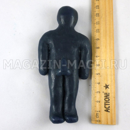 Восковая кукла вольт мужская темно-синяя