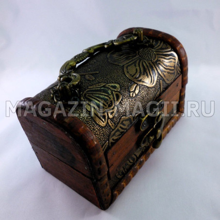 Шкатулка сундук (10*6*7 см.)