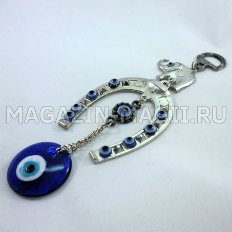 Оберег на благополучие «Подкова со слоном»