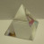 Пирамида хрусталь (4*4*4 см)