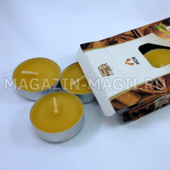 Свеча чайная «Аромат Корицы» (6шт.)