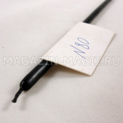 Свечи восковые черные №80 (5 шт., маканые)